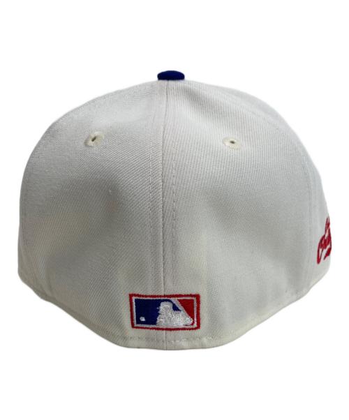 New Era（ニューエラ）New Era (ニューエラ) キャップ ホワイト×ブルー サイズ:7の古着・服飾アイテム