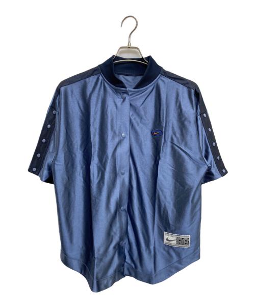 NIKE（ナイキ）NIKE (ナイキ) 半袖スタジャン ネイビー サイズ:Mの古着・服飾アイテム