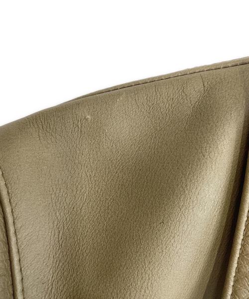 A.P.C.（アーペーセー）A.P.C. (アーペーセー) レザージャケット カーキ サイズ:Sの古着・服飾アイテム