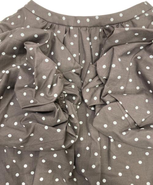 BALLSEY（ボールジィ）BALLSEY (ボールジィ) 半袖ブラウス ブラウン サイズ:36 未使用品の古着・服飾アイテム