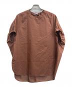 ASTRAETアストラット）の古着「バックゴムクルーネックドルマンブラウス」｜ブラウン