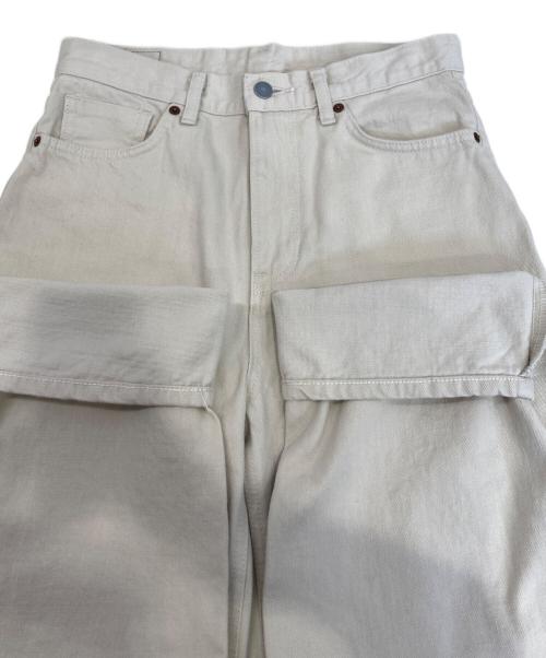 EDWIN（エドウィン）EDWIN (エドウィン) MHL (エムエイチエル) デニムパンツ アイボリー サイズ:W27　L29の古着・服飾アイテム