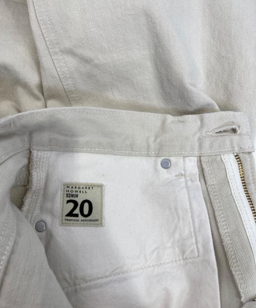 EDWIN（エドウィン）EDWIN (エドウィン) MHL (エムエイチエル) デニムパンツ アイボリー サイズ:W27　L29の古着・服飾アイテム