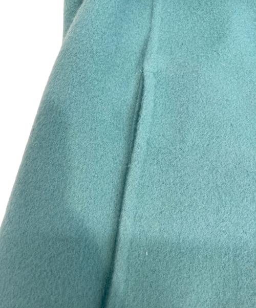 BALLSEY（ボールジィ）BALLSEY (ボールジィ) プレミアムウールリバー フーデッドショートコート ブルー サイズ:36の古着・服飾アイテム