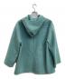 BALLSEY (ボールジィ) プレミアムウールリバー フーデッドショートコート ブルー サイズ:36：6000円