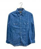A vontadeアボンタージ）の古着「Lax Western Shirts」｜インディゴ