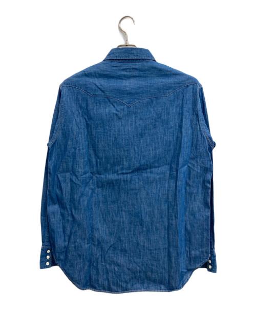 A vontade（アボンタージ）A vontade (アボンタージ) Lax Western Shirts インディゴ サイズ:Mの古着・服飾アイテム