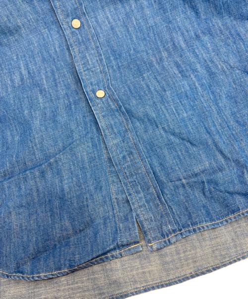 A vontade（アボンタージ）A vontade (アボンタージ) Lax Western Shirts インディゴ サイズ:Mの古着・服飾アイテム