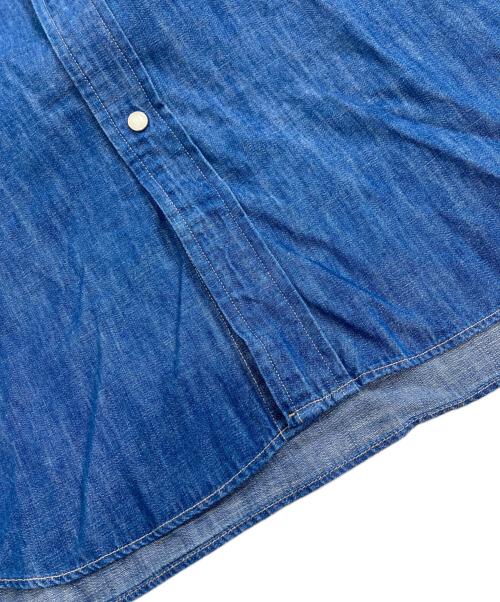 A vontade（アボンタージ）A vontade (アボンタージ) Lax Western Shirts インディゴ サイズ:Mの古着・服飾アイテム