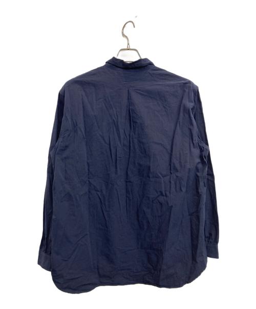 A vontade（アボンタージ）A vontade (アボンタージ) リネン混サイドポケットシャツ ネイビー サイズ:Mの古着・服飾アイテム