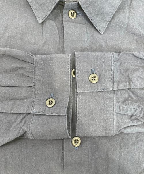 A vontade（アボンタージ）A vontade (アボンタージ) リネン混サイドポケットシャツ ネイビー サイズ:Mの古着・服飾アイテム