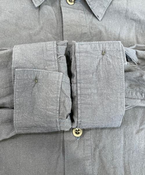 A vontade（アボンタージ）A vontade (アボンタージ) リネン混サイドポケットシャツ ネイビー サイズ:Mの古着・服飾アイテム