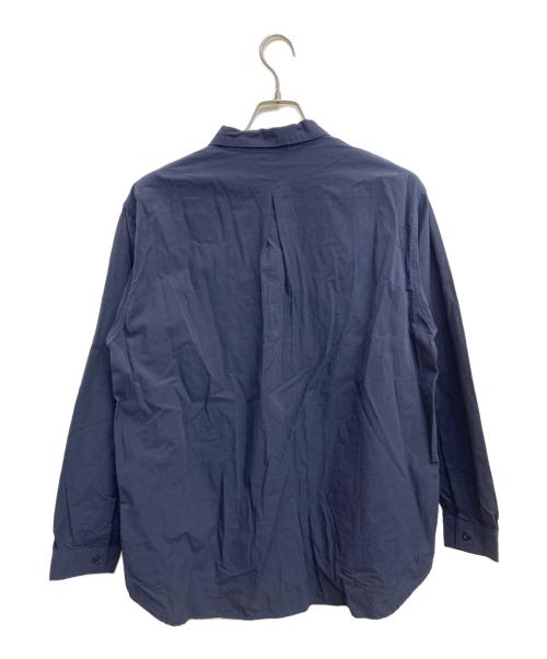 A vontade（アボンタージ）A vontade (アボンタージ) リネン混サイドポケットシャツ ネイビー サイズ:Mの古着・服飾アイテム