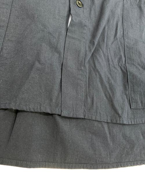 A vontade（アボンタージ）A vontade (アボンタージ) リネン混サイドポケットシャツ ネイビー サイズ:Mの古着・服飾アイテム