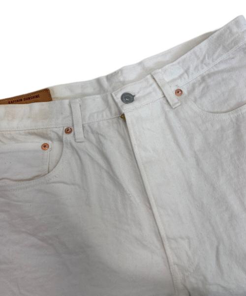 KAPTAIN SUNSHINE（キャプテンサンシャイン）KAPTAIN SUNSHINE (キャプテンサンシャイン) Skate Shoecut Denim Pants ホワイト サイズ:W32の古着・服飾アイテム