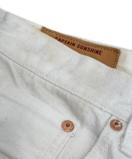 KAPTAIN SUNSHINE（キャプテンサンシャイン）KAPTAIN SUNSHINE (キャプテンサンシャイン) Skate Shoecut Denim Pants ホワイト サイズ:W32の古着・服飾アイテム