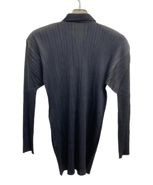 PLEATS PLEASE（プリーツプリーズ）PLEATS PLEASE (プリーツプリーズ) プリーツジップジャケット ブラック サイズ:3の古着・服飾アイテム