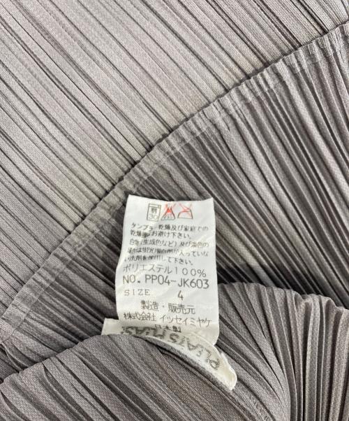 PLEATS PLEASE（プリーツプリーズ）PLEATS PLEASE (プリーツプリーズ) ノースリーブプリーツカットソー グレー サイズ:4の古着・服飾アイテム