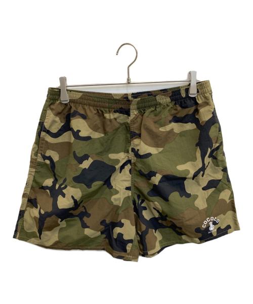 COCOLOBLAND（ココロブランド）COCOLOBLAND (ココロブランド) カモフラハーフパンツ カーキ サイズ:Mの古着・服飾アイテム