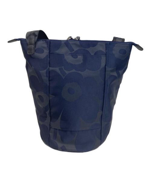 marimekko（マリメッコ）marimekko (マリメッコ) All Day Bucket Unikko ネイビーの古着・服飾アイテム