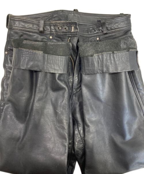 HARLEY-DAVIDSON（ハーレーダビッドソン）HARLEY-DAVIDSON (ハーレーダビッドソン) レザーパンツ ブラック サイズ:81㎝(W32)の古着・服飾アイテム
