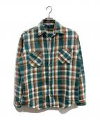 big macビッグマック）の古着「ネルシャツ」｜グリーン