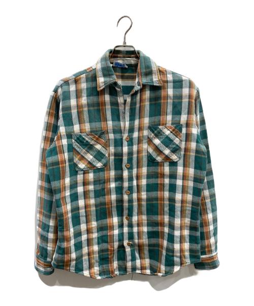 big mac（ビッグマック）BIG MAC (ビッグマック) ネルシャツ グリーン サイズ:Mの古着・服飾アイテム