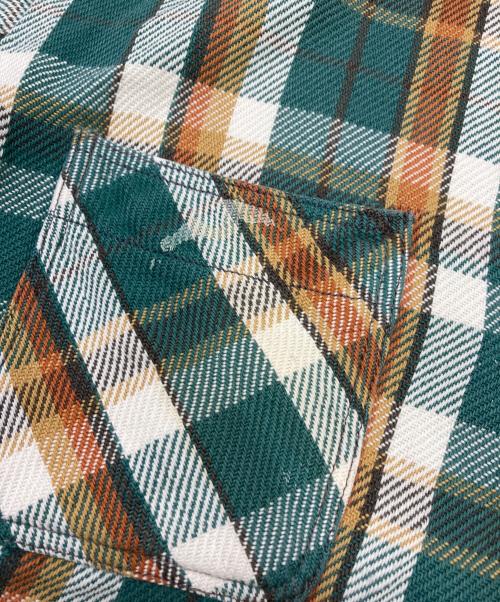 big mac（ビッグマック）BIG MAC (ビッグマック) ネルシャツ グリーン サイズ:Mの古着・服飾アイテム