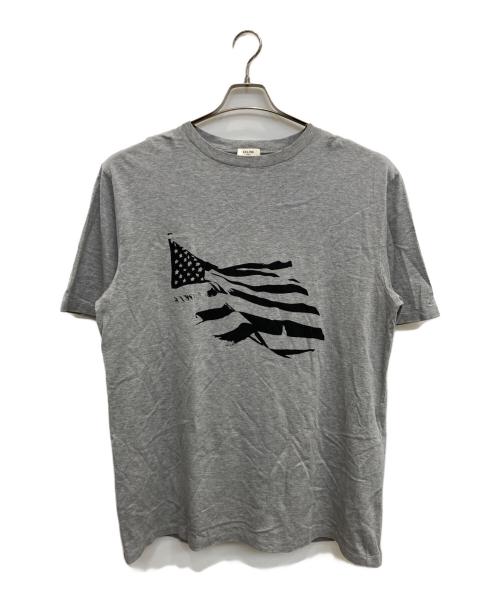 CELINE（セリーヌ）CELINE (セリーヌ) プリントTシャツ グレー サイズ:XSの古着・服飾アイテム