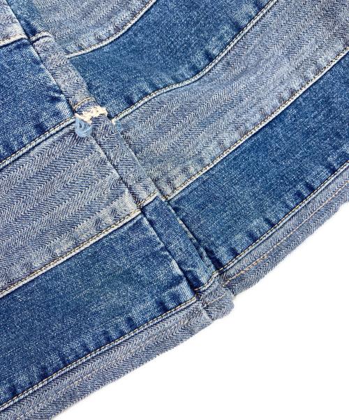 Hysteric Glamour（ヒステリックグラマー）Hysteric Glamour (ヒステリックグラマー) ウミヘビ/ツギハギデニムパンツ インディゴ サイズ:Lの古着・服飾アイテム