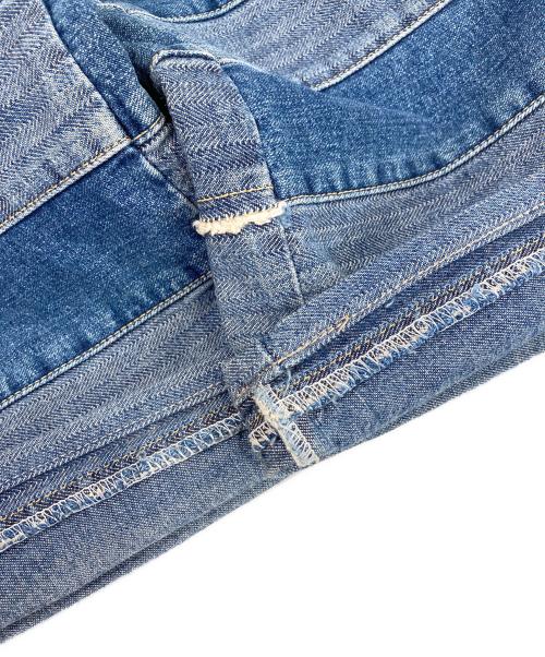 Hysteric Glamour（ヒステリックグラマー）Hysteric Glamour (ヒステリックグラマー) ウミヘビ/ツギハギデニムパンツ インディゴ サイズ:Lの古着・服飾アイテム