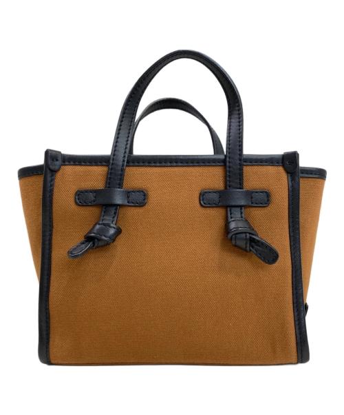 GIANNI CHIARINI（ジャンニ キアリーニ）GIANNI CHIARINI (ジャンニ キアリーニ) 2WAYバッグ ブラウンの古着・服飾アイテム