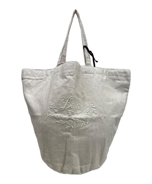 bilitis dix-sept ans（ビリティスディセッタン）bilitis dix-sept ans (ビリティスディセッタン) リネントートバッグ ベージュ 未使用品の古着・服飾アイテム