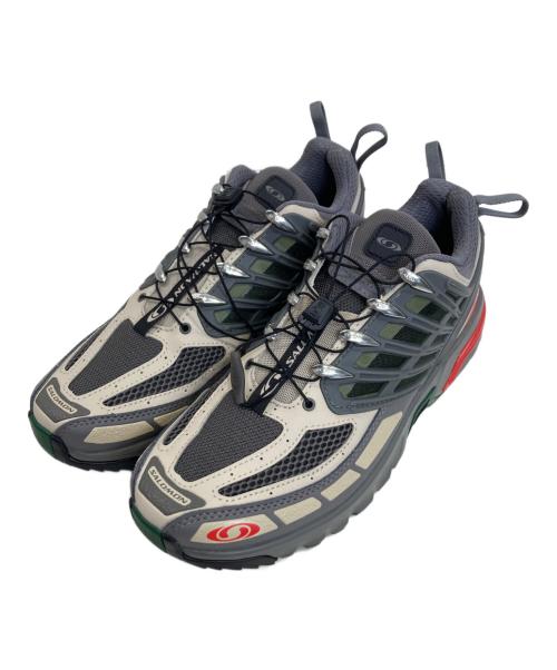 SALOMON（サロモン）SALOMON (サロモン) スニーカー グレー×カーキ サイズ:27㎝の古着・服飾アイテム