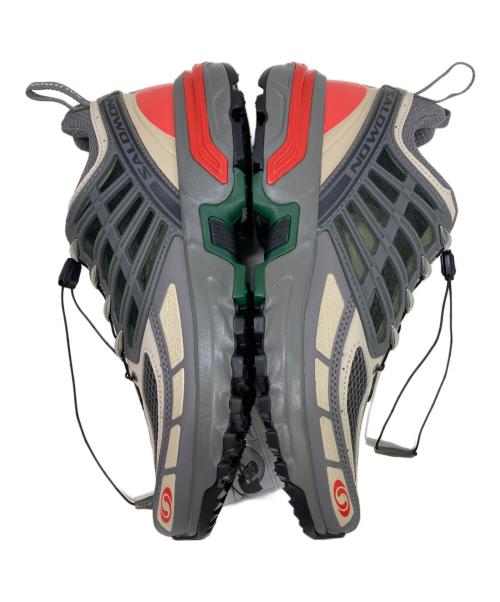 SALOMON（サロモン）SALOMON (サロモン) スニーカー グレー×カーキ サイズ:27㎝の古着・服飾アイテム