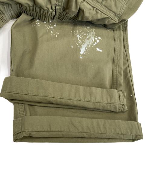 Loungedress（ラウンジドレス）Loungedress (ラウンジドレス) ペイントベイカーパンツ オリーブ サイズ:Mの古着・服飾アイテム