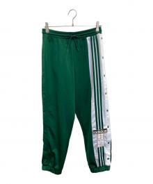 adidas（アディダス）の古着「サイドスナップボタンパンツ」｜グリーン