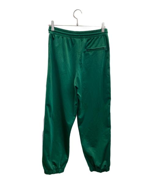 adidas（アディダス）adidas (アディダス) サイドスナップボタンパンツ グリーン サイズ:Lの古着・服飾アイテム