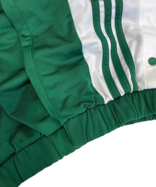 adidas（アディダス）adidas (アディダス) サイドスナップボタンパンツ グリーン サイズ:Lの古着・服飾アイテム