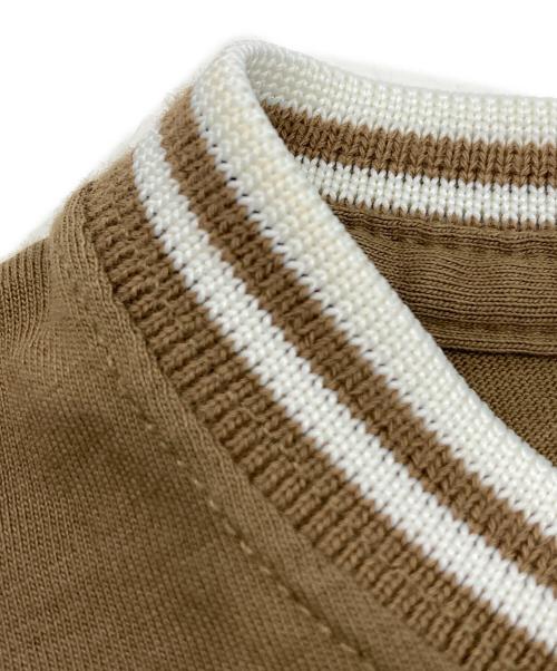 FRED PERRY（フレッドペリー）FRED PERRY (フレッドペリー) Twin Tipped T-Shirt ブラウン サイズ:Sの古着・服飾アイテム