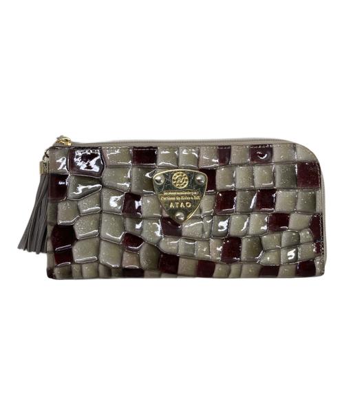 ATAO（アタオ）ATAO (アタオ) 財布 ベージュ×ブラウンの古着・服飾アイテム