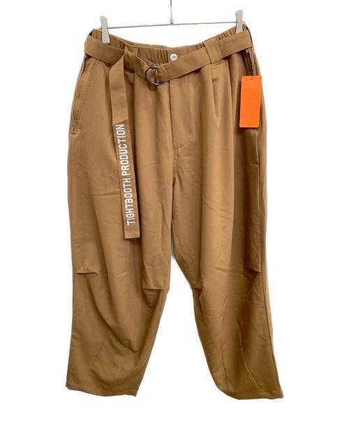 TIGHTBOOTH PRODUCTION（タイトブースプロダクション）TIGHTBOOTH PRODUCTION (タイトブースプロダクション) TRO BALLOON PANTS ブラウン サイズ:L 未使用品の古着・服飾アイテム