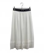 MUGUET×MUVEILミュゲ×ミュベール）の古着「スカート」｜ホワイト