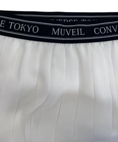MUGUET（ミュゲ）MUGUET (ミュゲ) MUVEIL (ミュベール) スカート ホワイト サイズ:307の古着・服飾アイテム