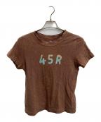 45Rフォーティファイブ・アール）の古着「Tシャツ」｜ブラウン
