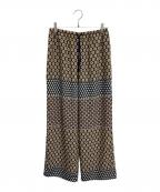 SLOBE IENAスローブ イエナ）の古着「パネルパターンイージーパンツ」｜ネイビー