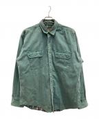 Eddie Bauerエディーバウアー）の古着「シャツ」｜グリーン