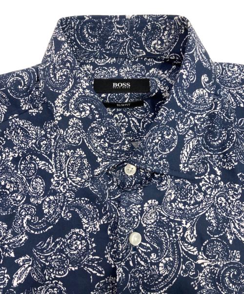 BOSS（ボス）BOSS (ボス) シャツ ブルー サイズ:38の古着・服飾アイテム