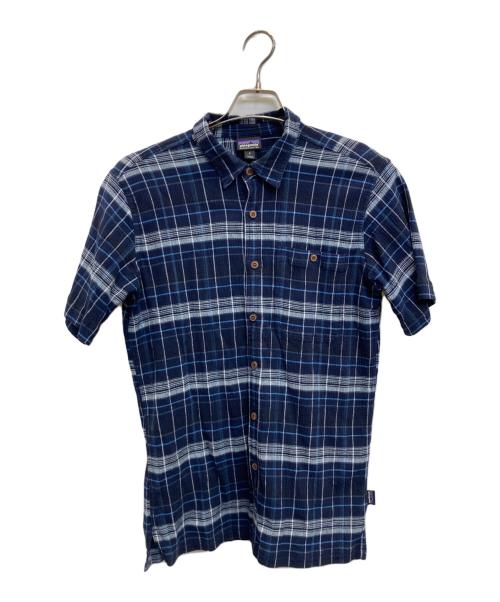 Patagonia（パタゴニア）Patagonia (パタゴニア) 半袖シャツ ネイビー サイズ:Sの古着・服飾アイテム