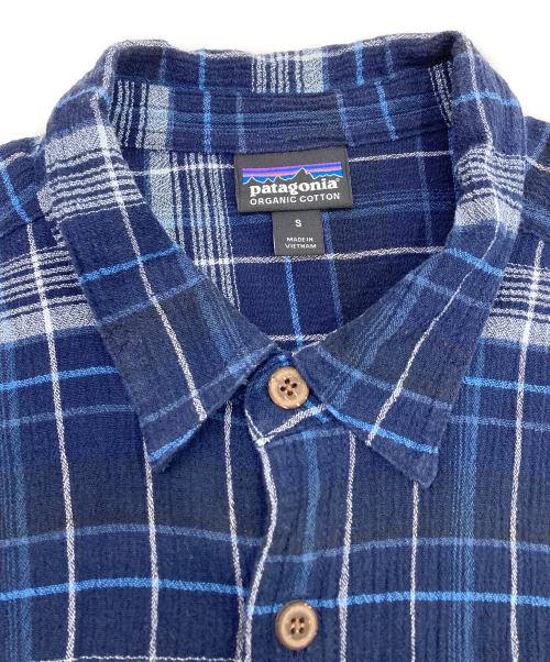 Patagonia（パタゴニア）Patagonia (パタゴニア) 半袖シャツ ネイビー サイズ:Sの古着・服飾アイテム